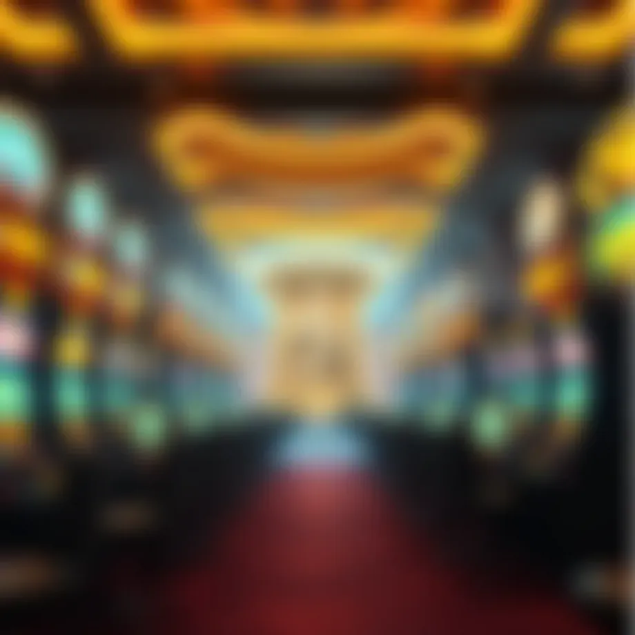 An illustration representing the rich history of Olympus slots in a captivating casino environment.
