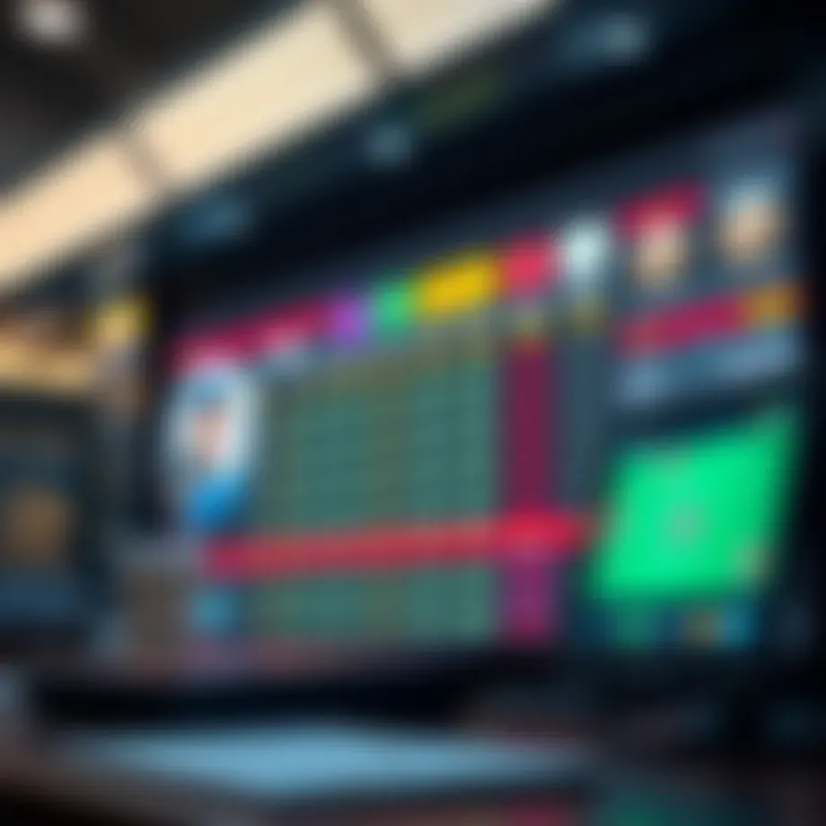 Conceptual illustration of digital betting platforms